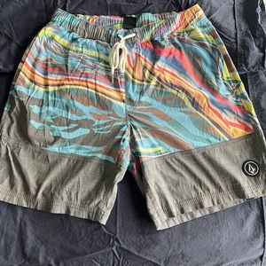 Volcom men's sz L swim trunks